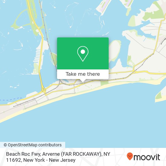 Beach Roc Fwy, Arverne (FAR ROCKAWAY), NY 11692 map