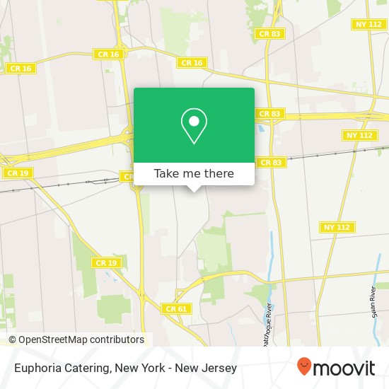 Euphoria Catering map