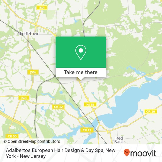 Adalbertos European Hair Design & Day Spa map