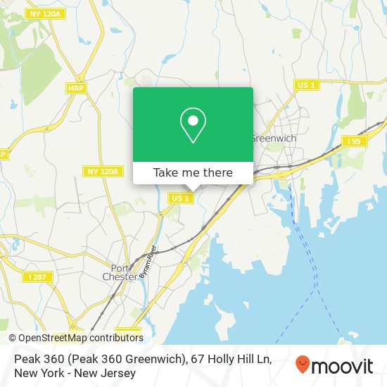 Mapa de Peak 360 (Peak 360 Greenwich), 67 Holly Hill Ln