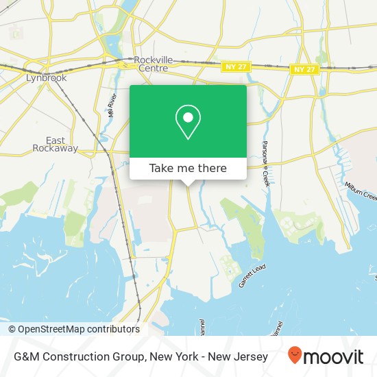 G&M Construction Group map