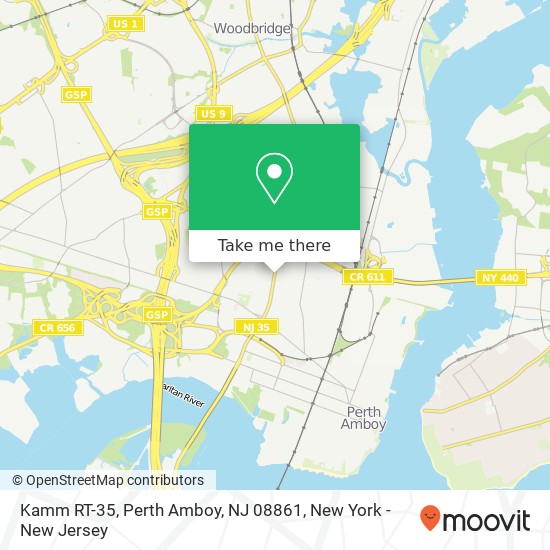 Kamm RT-35, Perth Amboy, NJ 08861 map