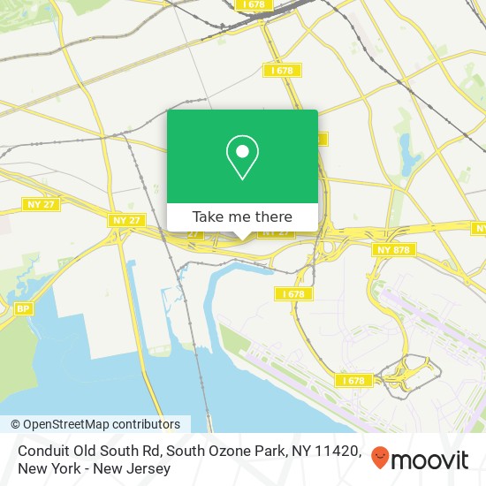Mapa de Conduit Old South Rd, South Ozone Park, NY 11420
