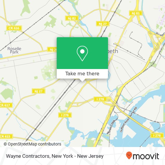 Wayne Contractors map