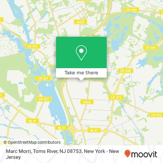 Marc Morri, Toms River, NJ 08753 map