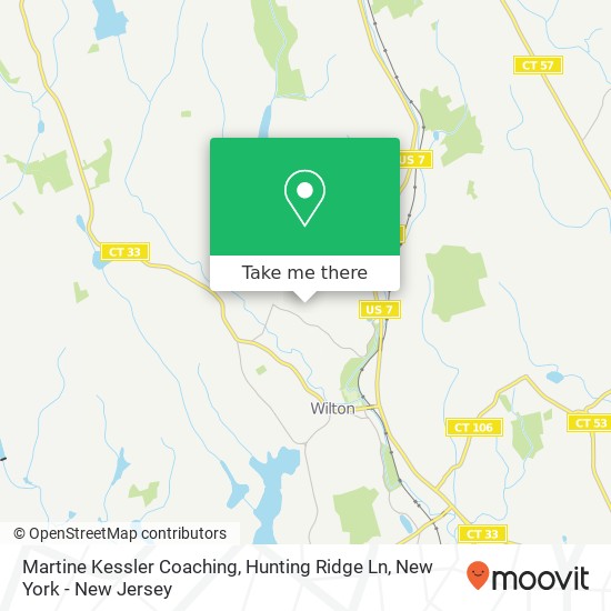 Mapa de Martine Kessler Coaching, Hunting Ridge Ln