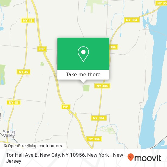 Tor Hall Ave E, New City, NY 10956 map