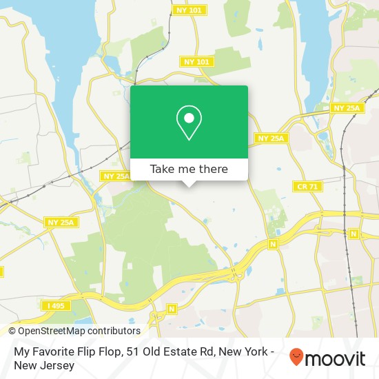 Mapa de My Favorite Flip Flop, 51 Old Estate Rd