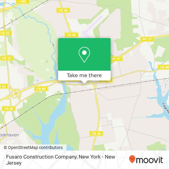 Fusaro Construction Company map