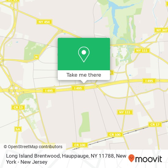 Long Island Brentwood, Hauppauge, NY 11788 map