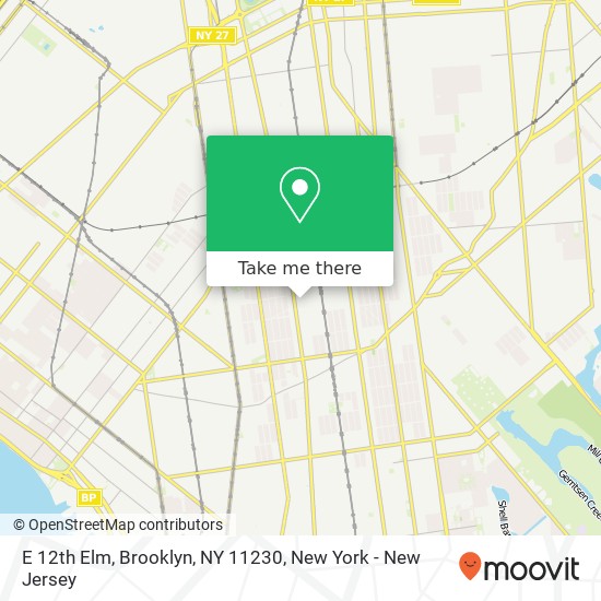 E 12th Elm, Brooklyn, NY 11230 map
