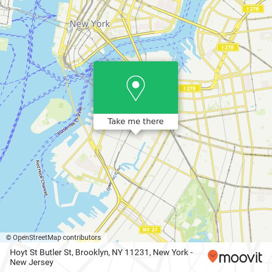 Hoyt St Butler St, Brooklyn, NY 11231 map