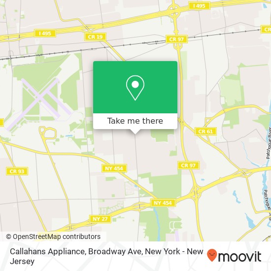 Mapa de Callahans Appliance, Broadway Ave