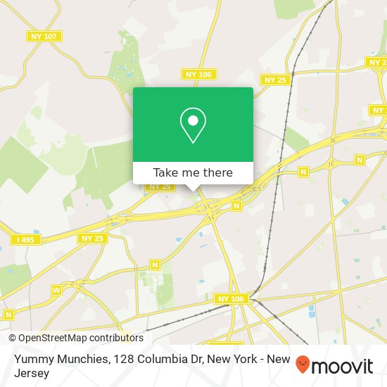 Mapa de Yummy Munchies, 128 Columbia Dr