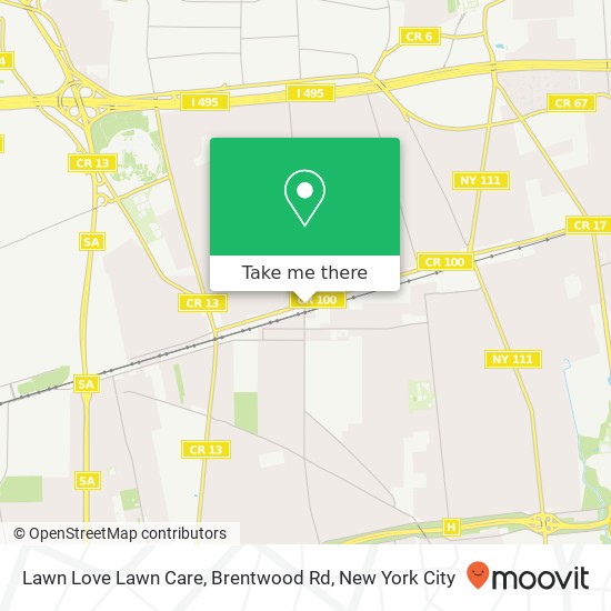 Mapa de Lawn Love Lawn Care, Brentwood Rd