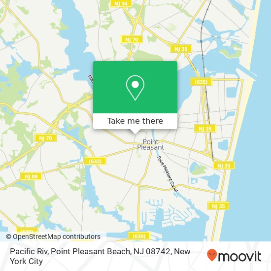 Pacific Riv, Point Pleasant Beach, NJ 08742 map