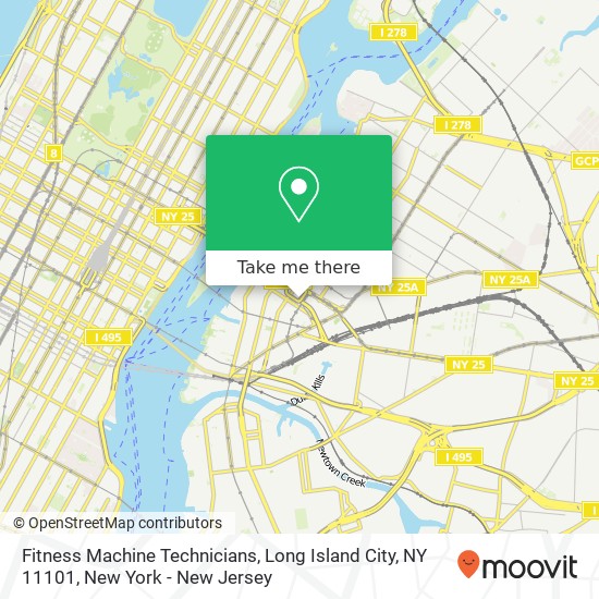 Fitness Machine Technicians, Long Island City, NY 11101 map
