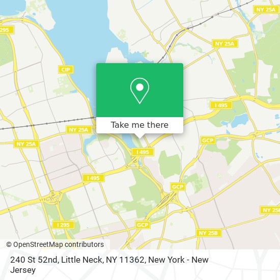 Mapa de 240 St 52nd, Little Neck, NY 11362