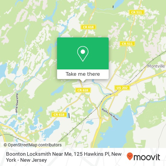 Boonton Locksmith Near Me, 125 Hawkins Pl map