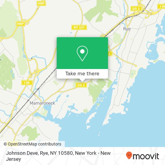 Johnson Deve, Rye, NY 10580 map