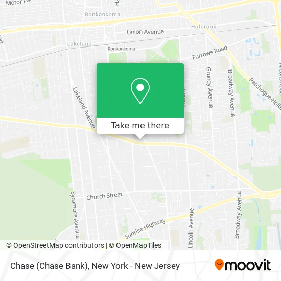 Chase (Chase Bank) map