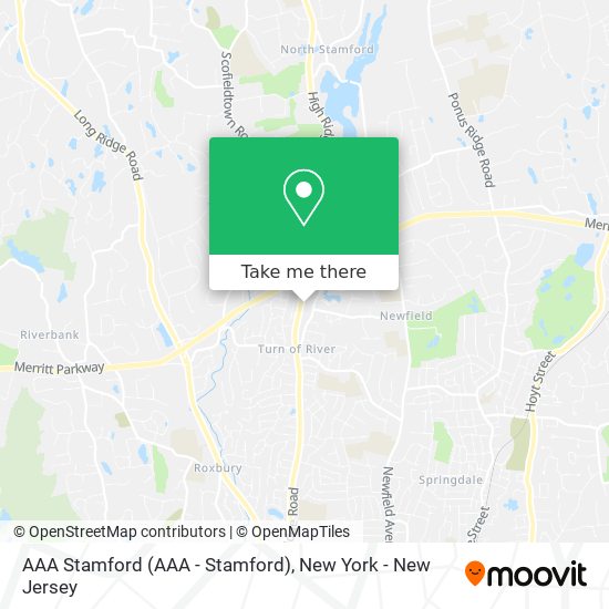 AAA Stamford map