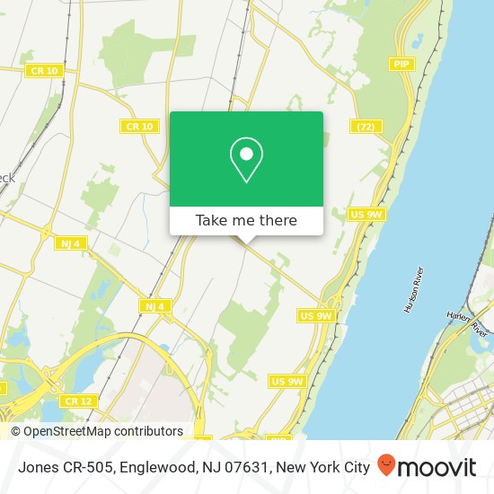 Jones CR-505, Englewood, NJ 07631 map