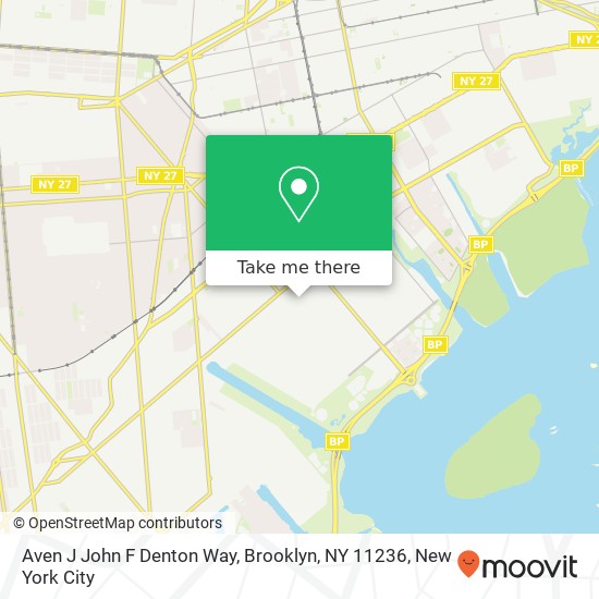 Aven J John F Denton Way, Brooklyn, NY 11236 map