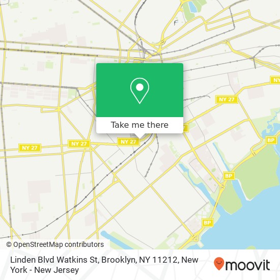 Linden Blvd Watkins St, Brooklyn, NY 11212 map