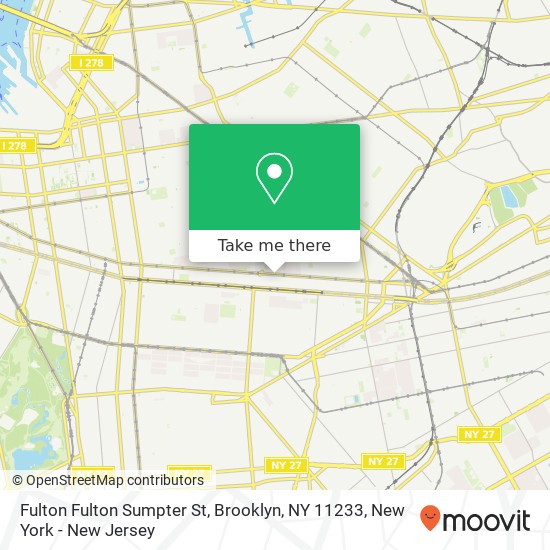 Fulton Fulton Sumpter St, Brooklyn, NY 11233 map