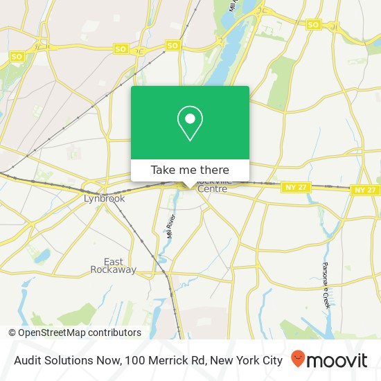 Audit Solutions Now, 100 Merrick Rd map