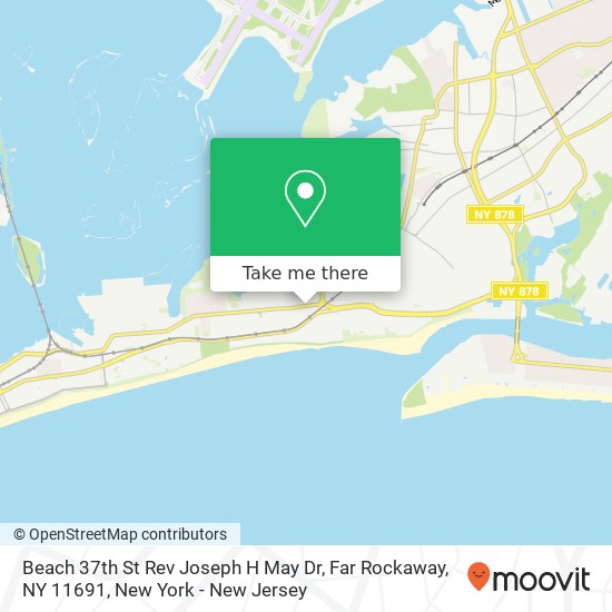 Beach 37th St Rev Joseph H May Dr, Far Rockaway, NY 11691 map