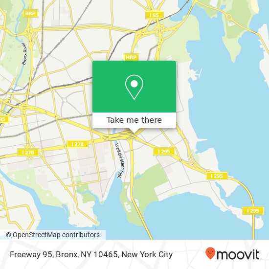 Mapa de Freeway 95, Bronx, NY 10465