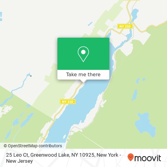 25 Leo Ct, Greenwood Lake, NY 10925 map