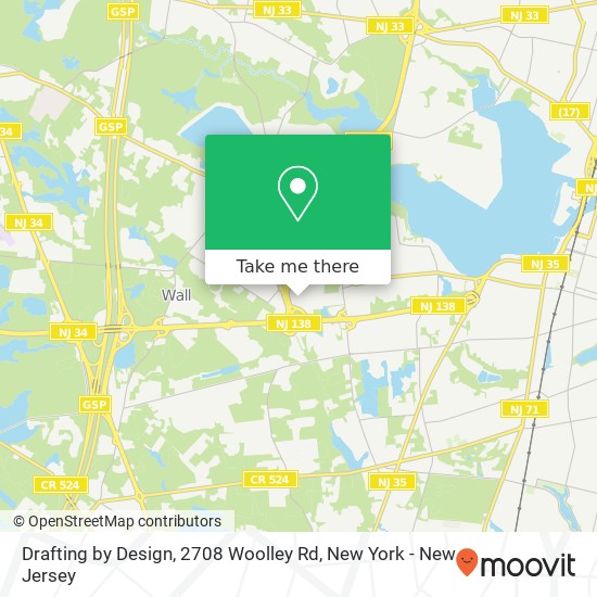 Mapa de Drafting by Design, 2708 Woolley Rd