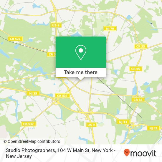 Mapa de Studio Photographers, 104 W Main St