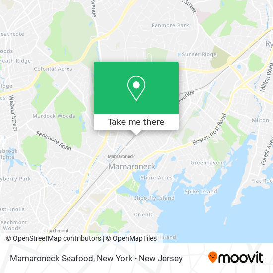 Mamaroneck Seafood map