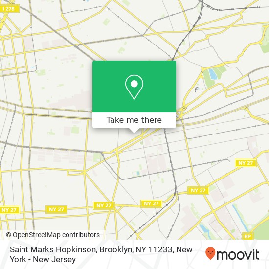 Saint Marks Hopkinson, Brooklyn, NY 11233 map
