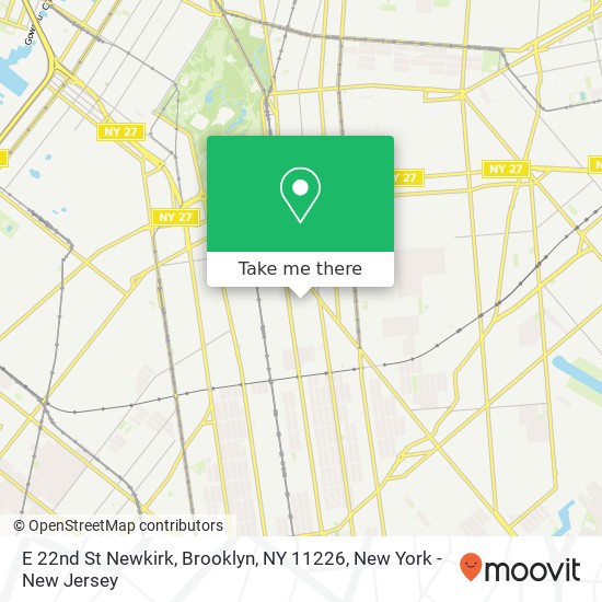E 22nd St Newkirk, Brooklyn, NY 11226 map