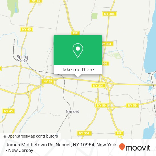 James Middletown Rd, Nanuet, NY 10954 map