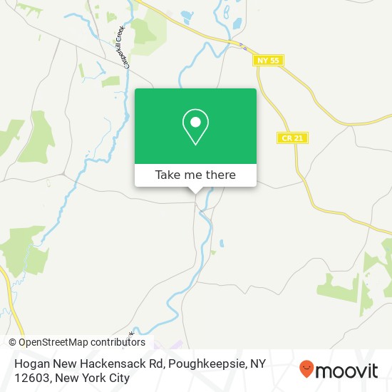 Mapa de Hogan New Hackensack Rd, Poughkeepsie, NY 12603