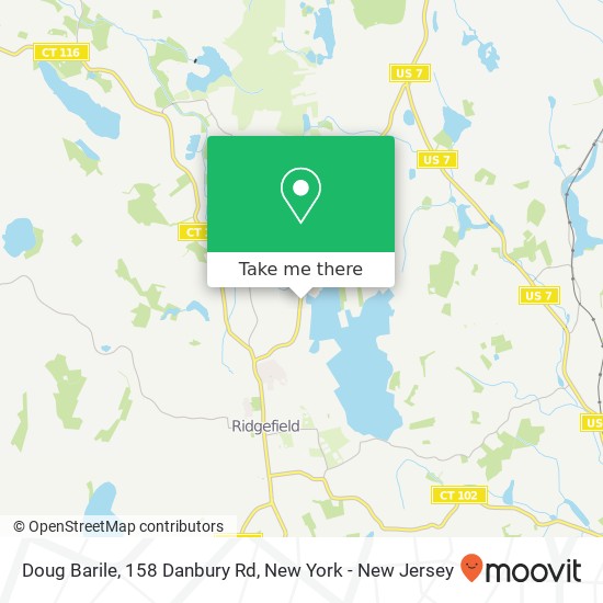 Mapa de Doug Barile, 158 Danbury Rd