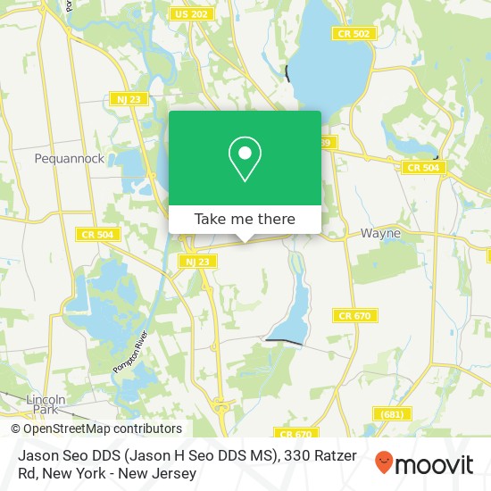 Jason Seo DDS (Jason H Seo DDS MS), 330 Ratzer Rd map