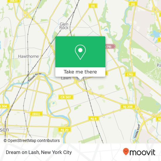 Dream on Lash map