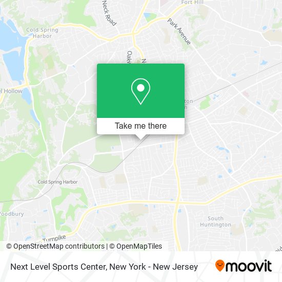 Next Level Sports Center map