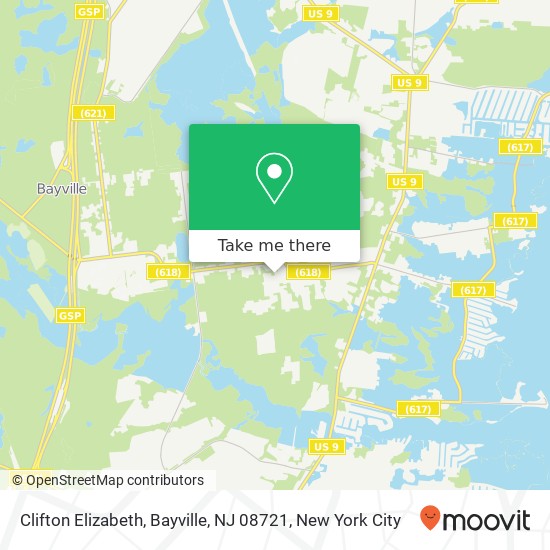 Clifton Elizabeth, Bayville, NJ 08721 map