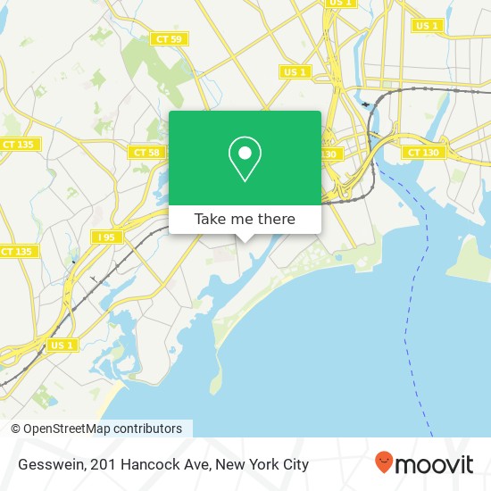 Gesswein, 201 Hancock Ave map