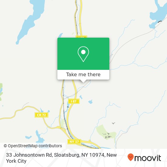 33 Johnsontown Rd, Sloatsburg, NY 10974 map