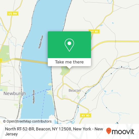 Mapa de North RT-52-BR, Beacon, NY 12508