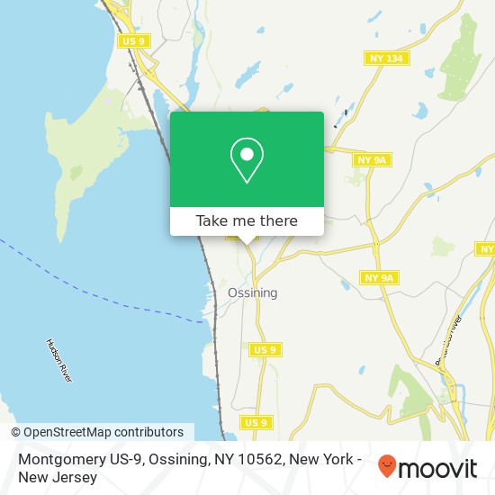 Montgomery US-9, Ossining, NY 10562 map